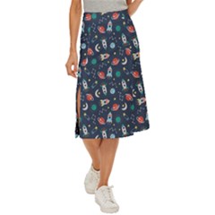 Cute-patterns- Midi Panel Skirt