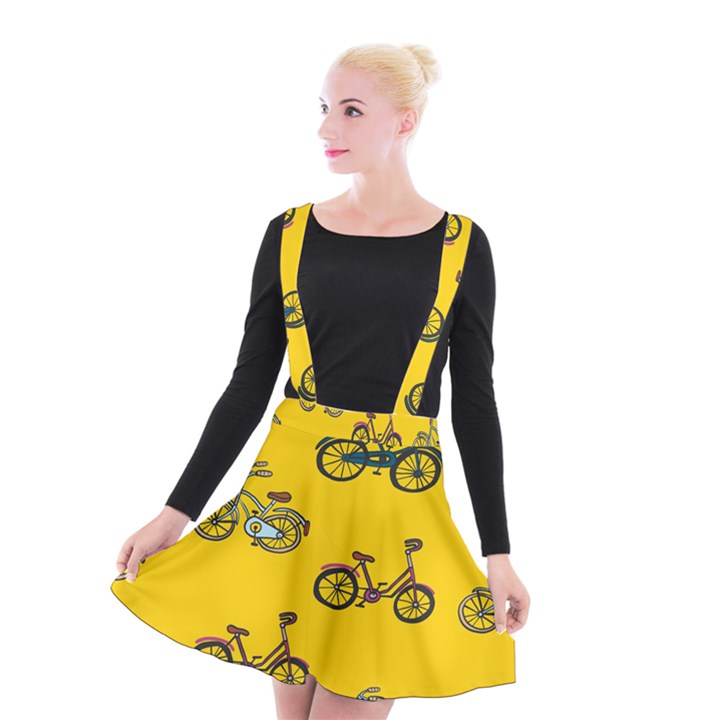 Layout Harness And Collar Suspender Skater Skirt