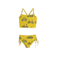 Layout Harness And Collar Girls  Tankini Swimsuit