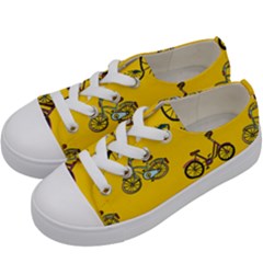 Layout Harness And Collar Kids  Low Top Canvas Sneakers