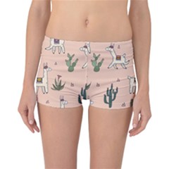 Llamas+pattern Reversible Boyleg Bikini Bottoms