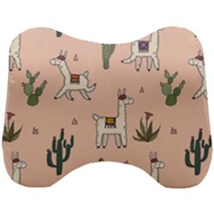 Llamas+pattern Head Support Cushion