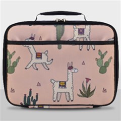 Llamas+pattern Full Print Lunch Bag