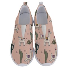 Llamas+pattern No Lace Lightweight Shoes