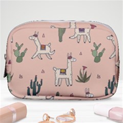 Llamas+pattern Make Up Pouch (small) by Jancukart