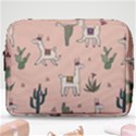 Llamas+pattern Make Up Pouch (Large) View1