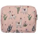 Llamas+pattern Make Up Pouch (Large) View2