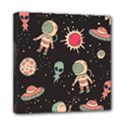 Space Pattern Cartoon Mini Canvas 8  x 8  (Stretched) View1