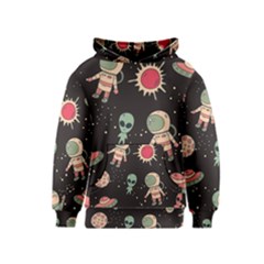 Space Pattern Cartoon Kids  Pullover Hoodie