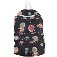 Space Pattern Cartoon Foldable Lightweight Backpack