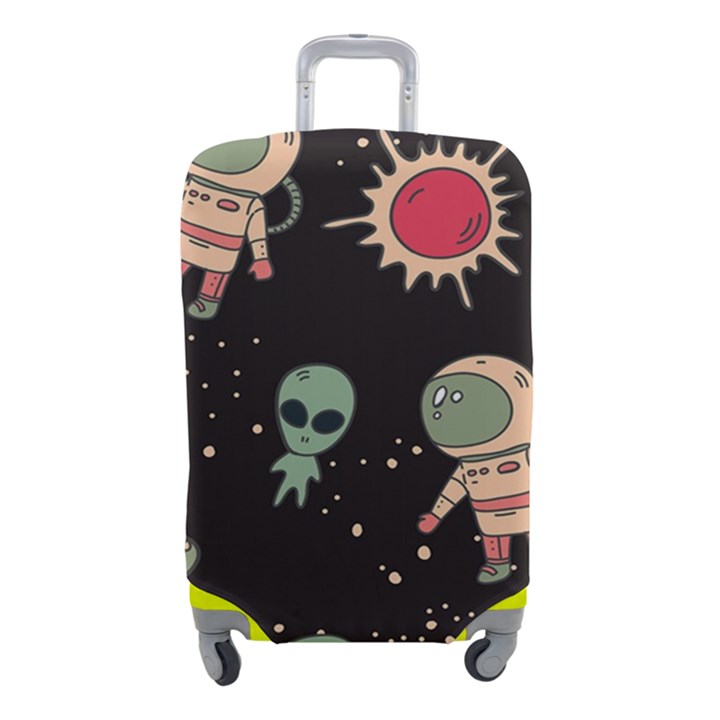 Space Pattern Cartoon Luggage Cover (Small)