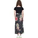 Space Pattern Cartoon Kids  Flared Maxi Skirt View2