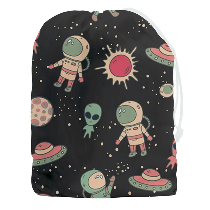 Space Pattern Cartoon Drawstring Pouch (3XL)