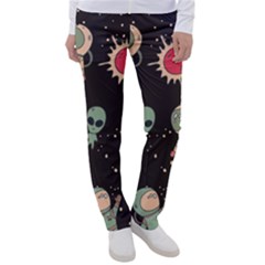 Space Pattern Cartoon Women s Casual Pants