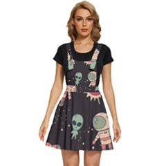 Space Pattern Cartoon Apron Dress