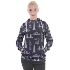 Nyc Pattern Women s Hooded Pullover by Jancukart