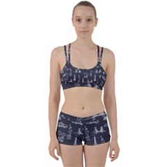 Nyc Pattern Perfect Fit Gym Set