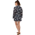 Nyc Pattern Long Sleeve Kimono View2