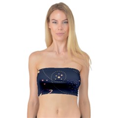 Cartoon-space-seamless-pattern-vectors Bandeau Top