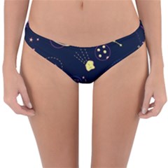 Cartoon-space-seamless-pattern-vectors Reversible Hipster Bikini Bottoms