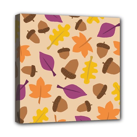 Seamless Verson Of Fal Pattern Mini Canvas 8  X 8  (stretched)