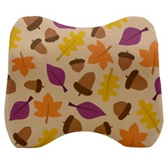 Seamless Verson Of Fal Pattern Velour Head Support Cushion