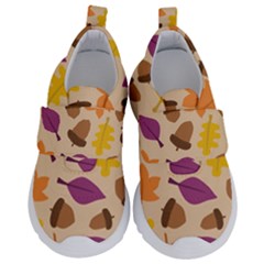 Seamless Verson Of Fal Pattern Kids  Velcro No Lace Shoes