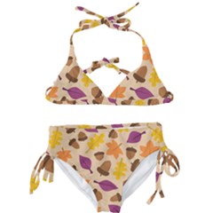 Seamless Verson Of Fal Pattern Kids  Classic Bikini Set