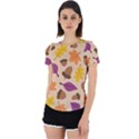 Seamless Verson Of Fal Pattern Back Cut Out Sport Tee View1