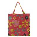 Aiflowers-pattern Grocery Tote Bag View1