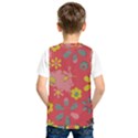 Aiflowers-pattern Kids  Basketball Tank Top View2