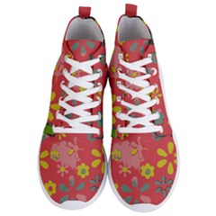 Aiflowers-pattern Men s Lightweight High Top Sneakers