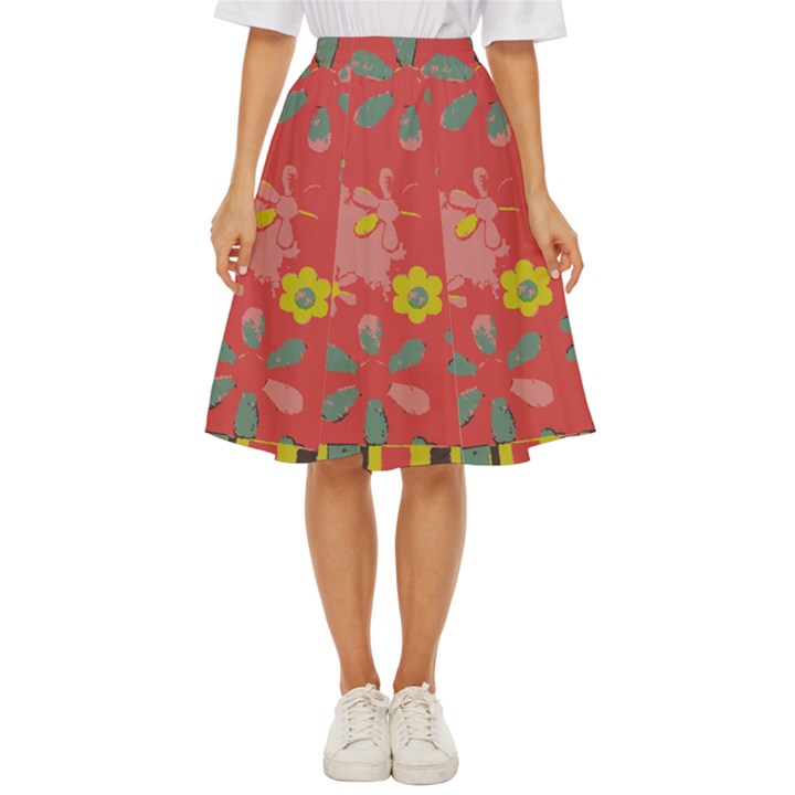 Aiflowers-pattern Classic Short Skirt