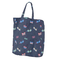 Bra Set Pattern Giant Grocery Tote