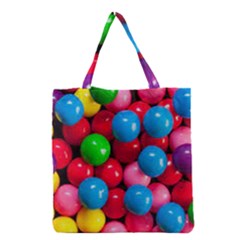 Bubble Gum Grocery Tote Bag by artworkshop