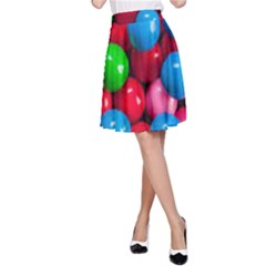 Bubble Gum A-line Skirt by artworkshop