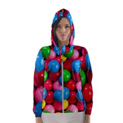 Bubble Gum Women s Hooded Windbreaker by artworkshop