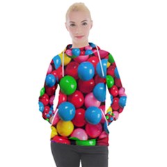 Bubble Gum Women s Hooded Pullover by artworkshop