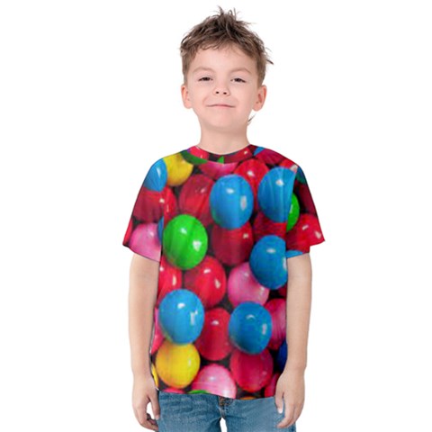 Bubble Gum Kids  Cotton Tee by artworkshop