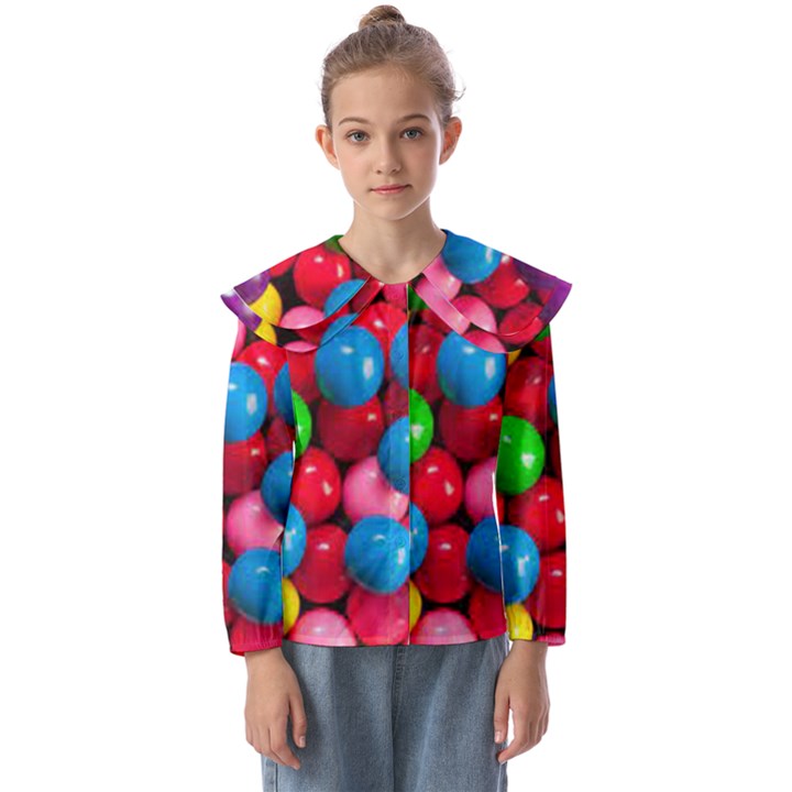 Bubble Gum Kids  Peter Pan Collar Blouse