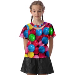 Bubble Gum Kids  Front Cut Tee by artworkshop