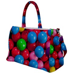 Bubble Gum Duffel Travel Bag by artworkshop