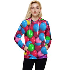 Bubble Gum Women s Lightweight Drawstring Hoodie