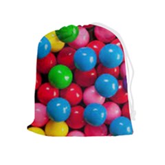 Bubble Gum Drawstring Pouch (xl)