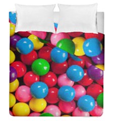 Bubble Gum Duvet Cover Double Side (queen Size) by artworkshop