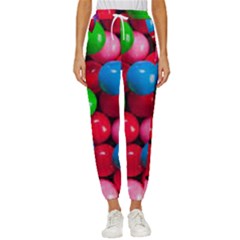 Bubble Gum Cropped Drawstring Pants