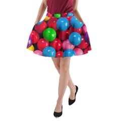 Bubble Gum A-line Pocket Skirt by artworkshop