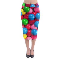 Bubble Gum Midi Pencil Skirt