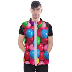 Bubble Gum Men s Puffer Vest by artworkshop