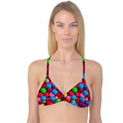 Bubble Gum Reversible Tri Bikini Top by artworkshop